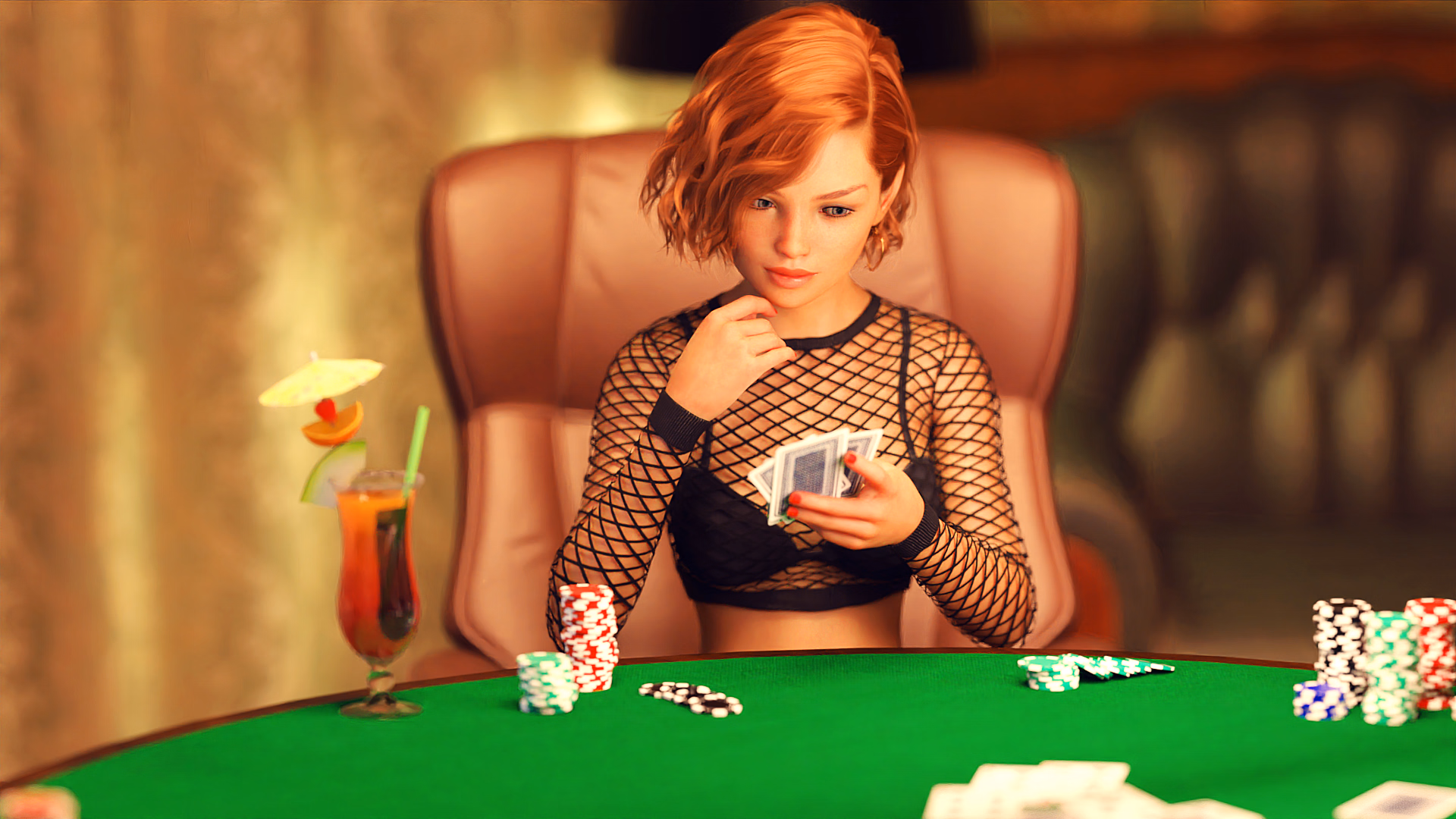 Ren'Py My Dear Diary: Strip Poker 5 [v0.7] [Sofia XXX]