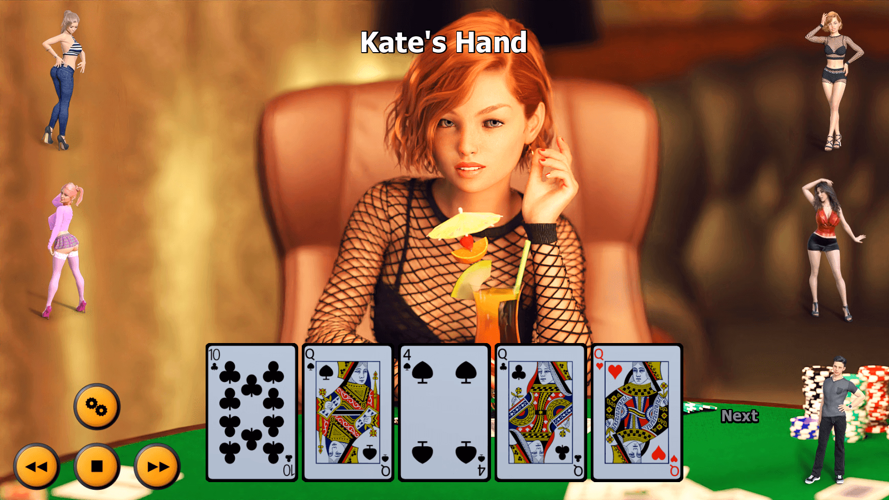 Ren'Py My Dear Diary: Strip Poker 5 [v0.7] [Sofia XXX]