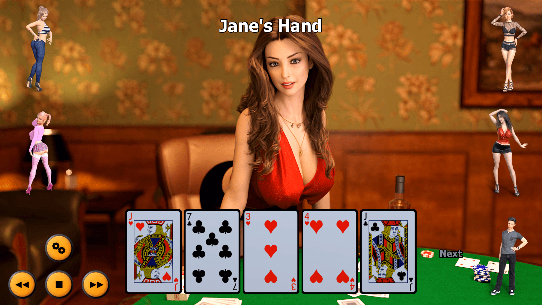 Ren'Py My Dear Diary: Strip Poker 5 [v0.7] [Sofia XXX]
