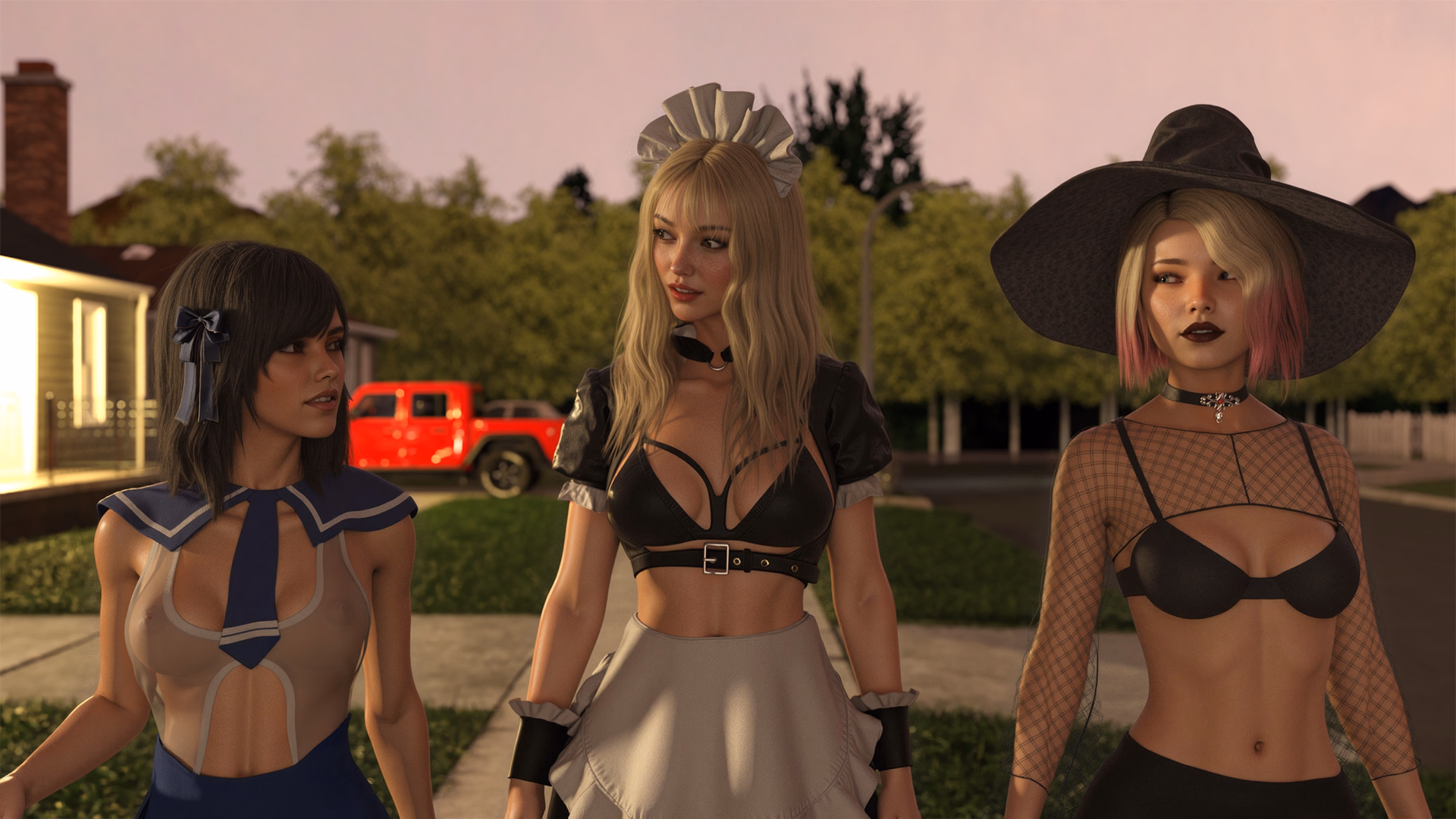 VN Ren'Py Completed Trick Or Tease [v1.0] [Nuverotic]