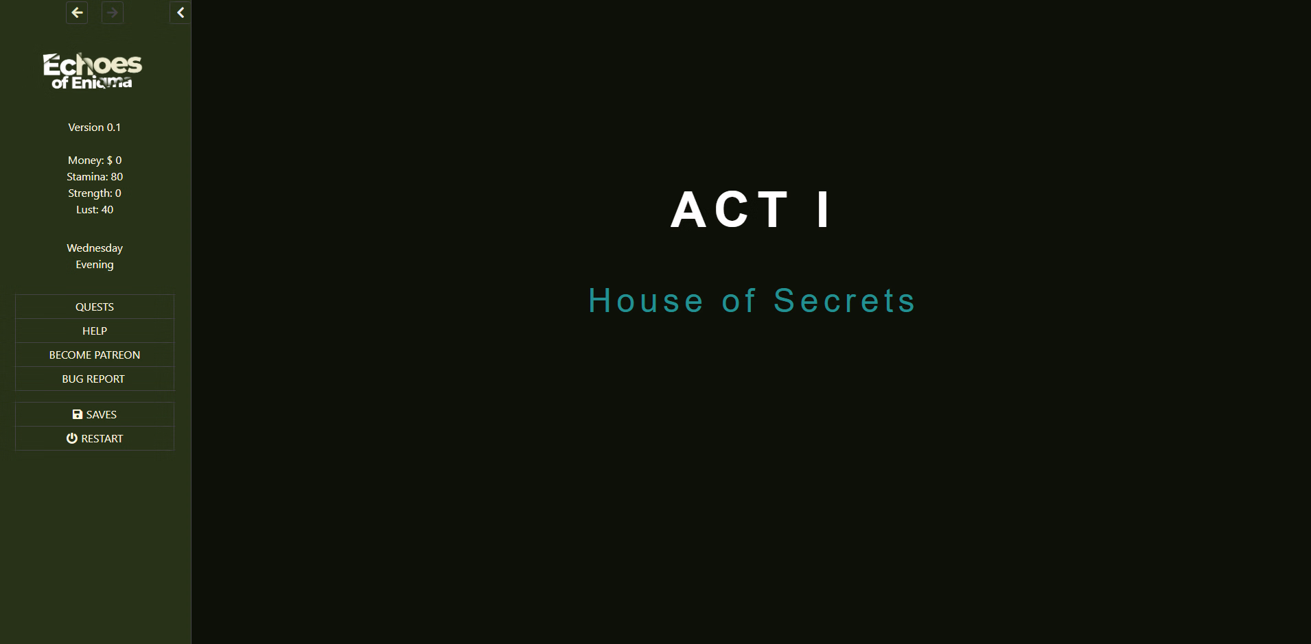 HTML Echoes of Enigma [v0.8] [Kink Factory]