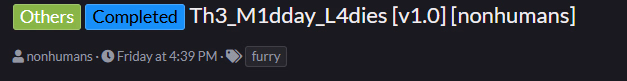Others Completed Th3_M1dday_L4dies [v1.0] [nonhumans]