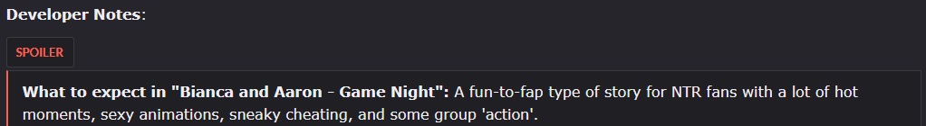 VN Ren'Py Showcase: Bianca and Aaron - Game Night [v0.4] [Saruh Games]