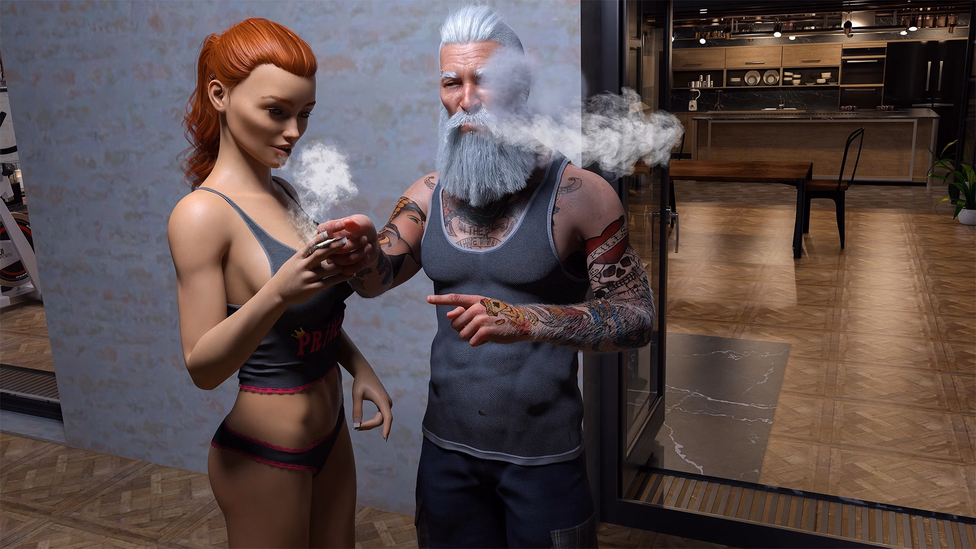 VN Ren'Py Bloodlines [v1.01] [PixelFlynt]