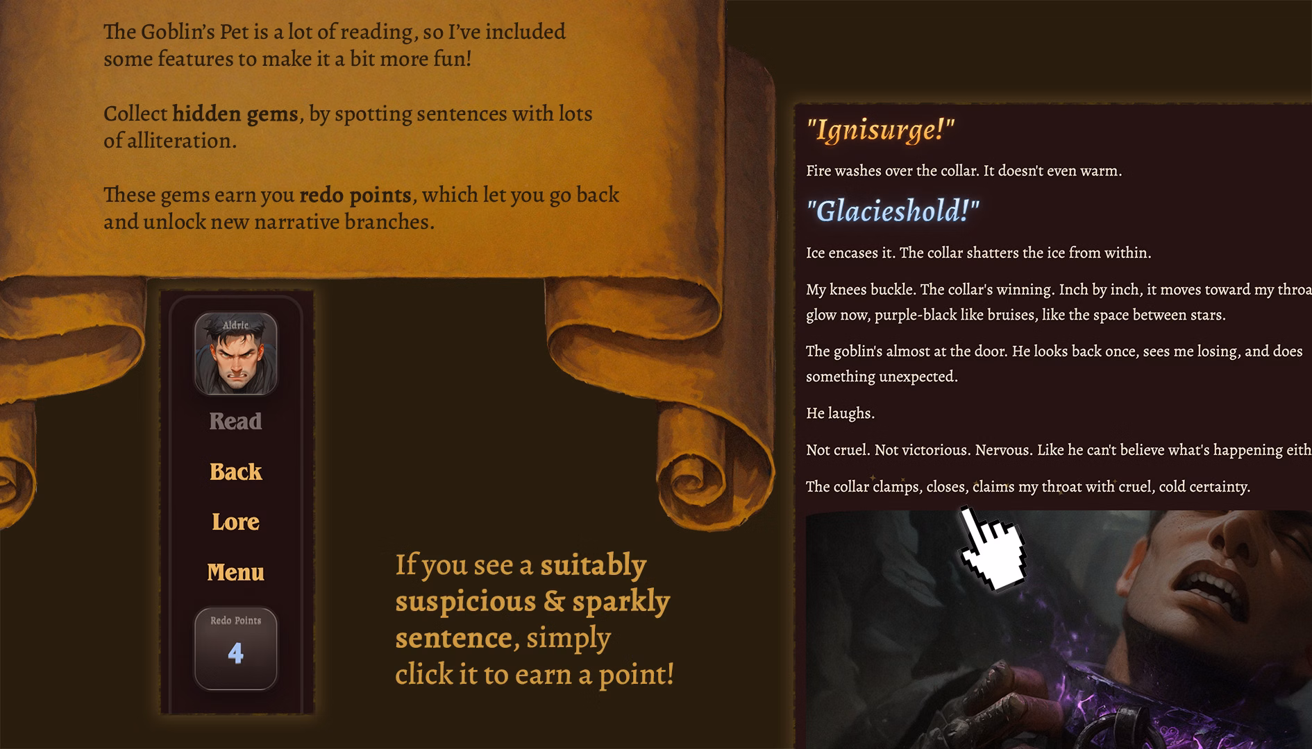 HTML The Goblin's Pet - Recollared [Ch.4 + Ends] [Aphrodite]