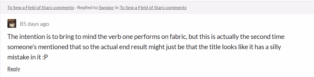 Others To Sew a Field of Stars [Demo] [GrimmSoft]