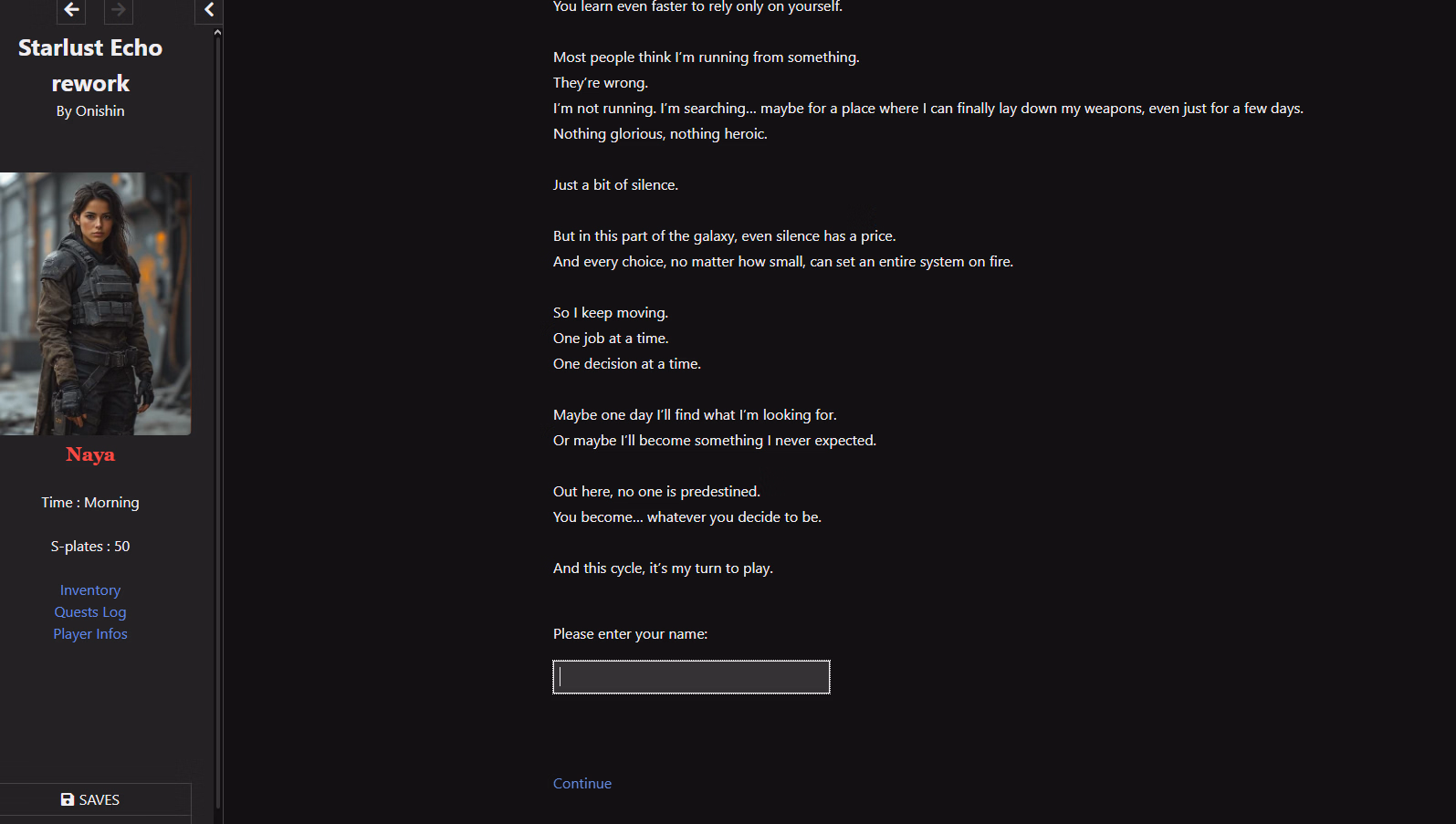 HTML Starlust Echo [Rework v0.2] [Onishin]