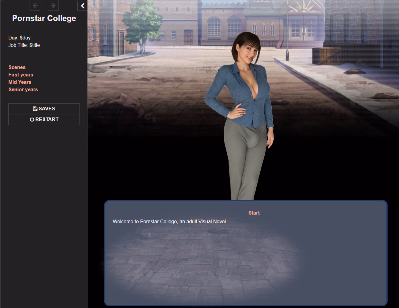HTML Completed Pornstar College [v0.1] [Herotica]