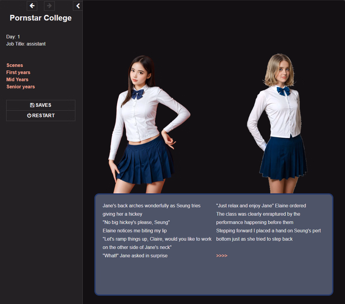 HTML Completed Pornstar College [v0.1] [Herotica]