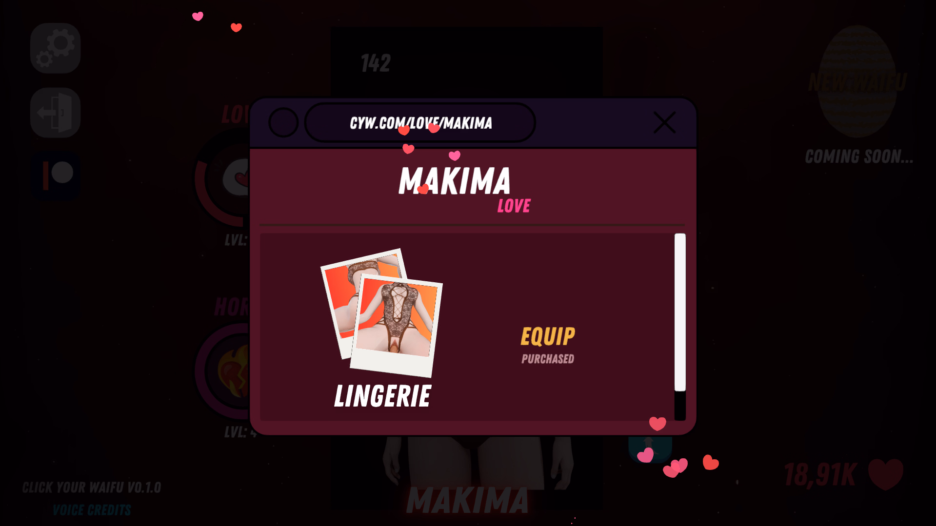 Unity Click Your Waifu! [v0.1.1] [SilkenTown]