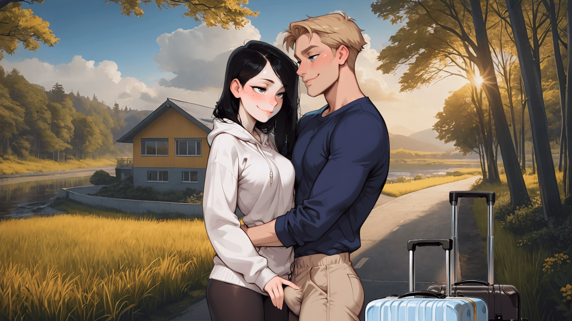 VN Ren'Py Our Quiet Temptation [Ch2 v1] [Sinful Valley Adventures]