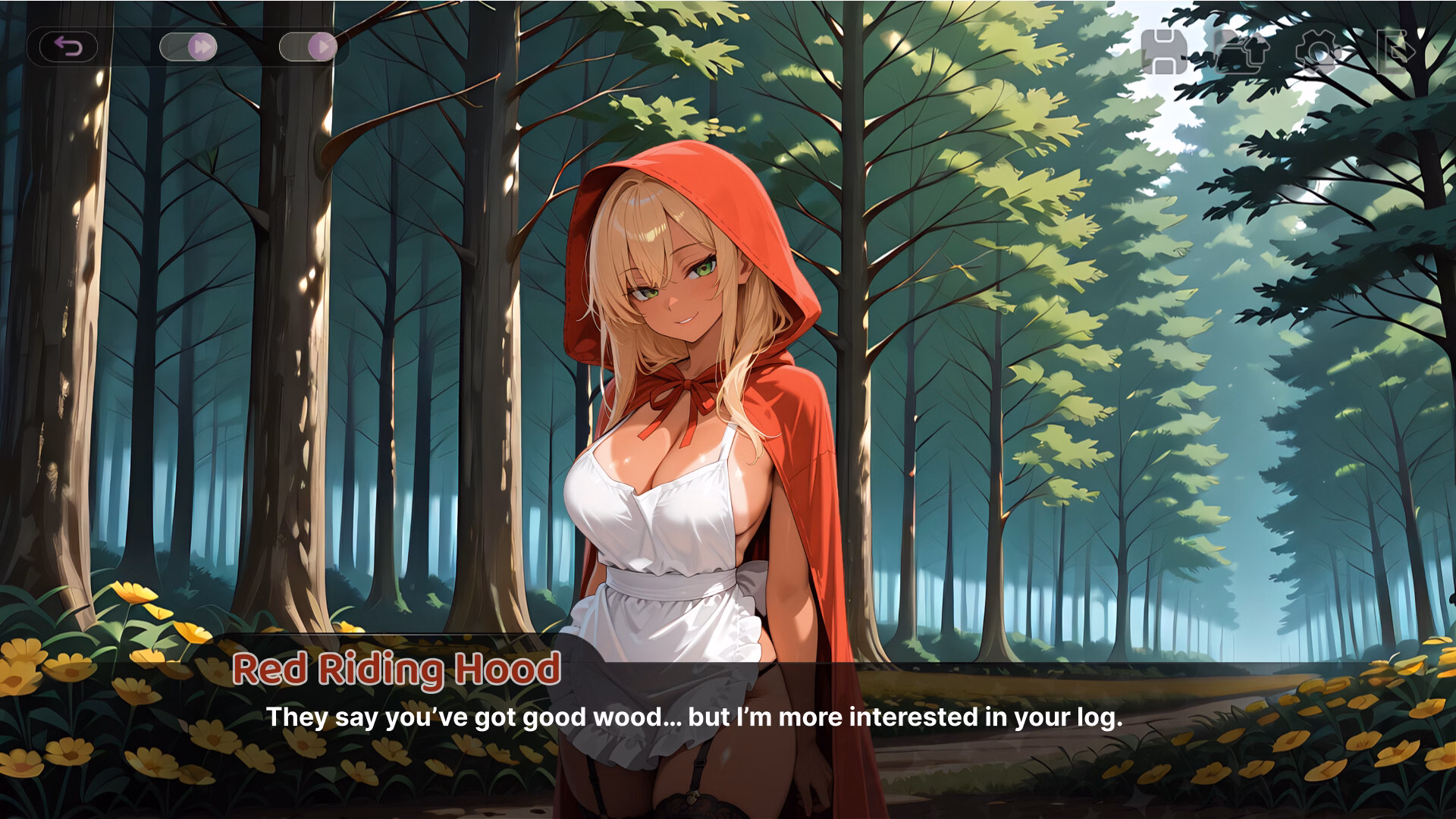 VN Unity Completed Red Riding Hood on All Fours [v1.0] [Fantasy Games]