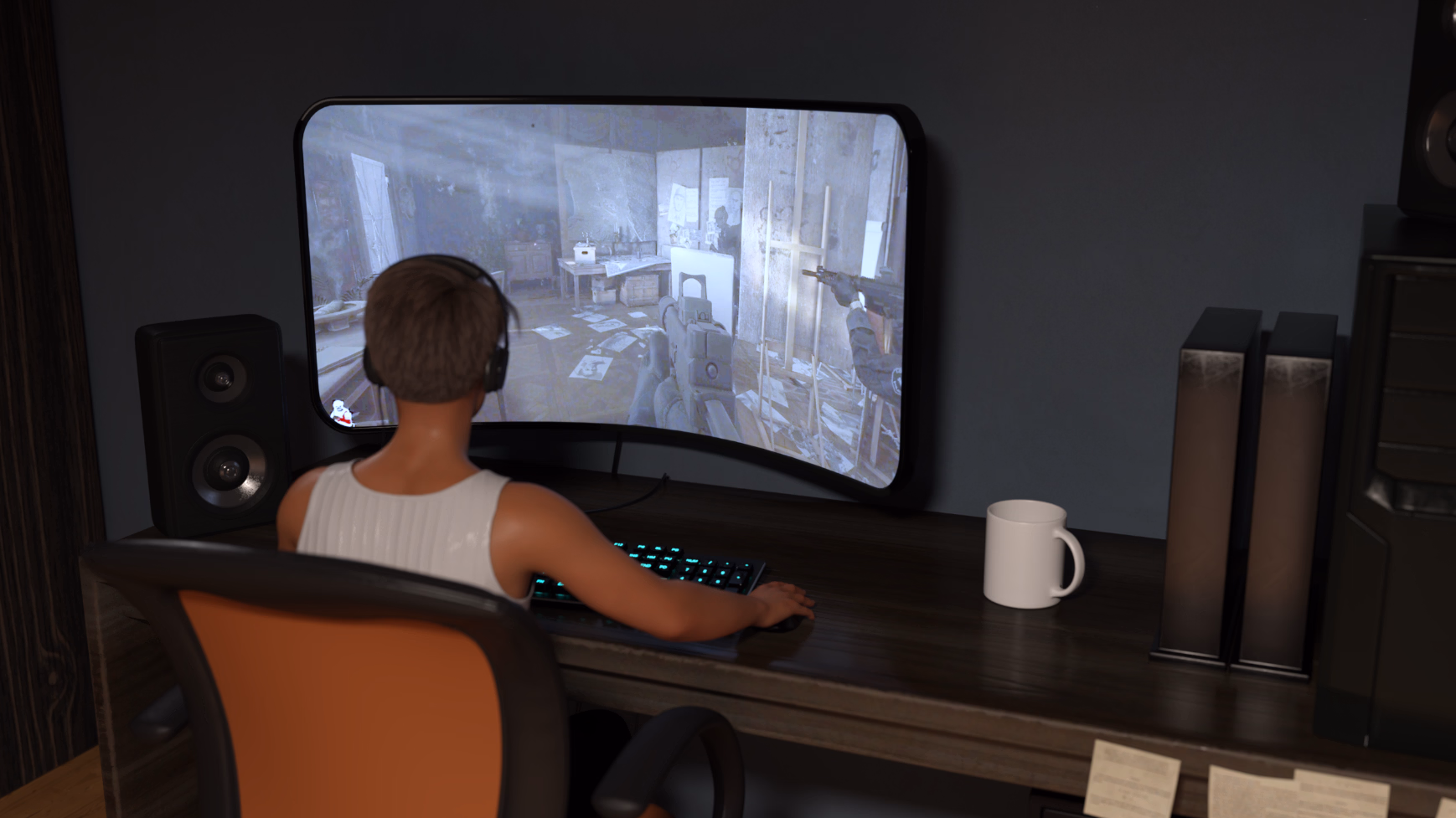 VN Ren'Py Thirsty Society [v0.1] [Obsidian Desire Labs]