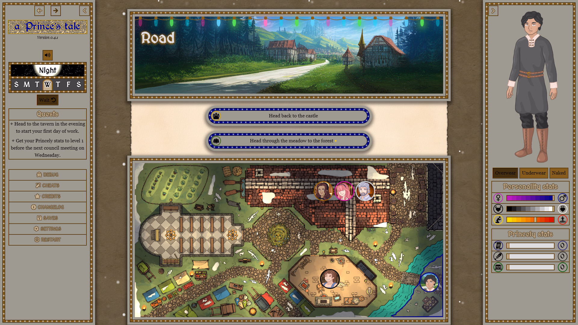 HTML A Prince's Tale [v0.6.1a] [tiny-pastry]