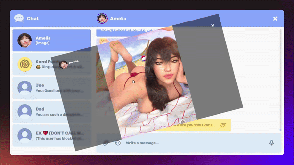 Godot Completed Naughty Chat [v1.1] [Love Seekers]
