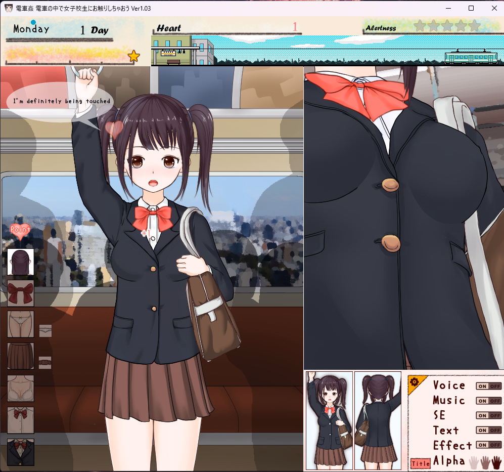 Others Completed Train Sex: Feel Up A Schoolgirl on the Train [1.03] [Uzura Studio]