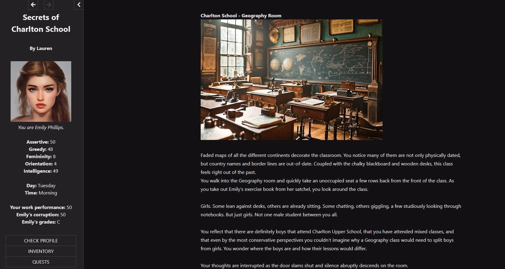 HTML Secrets of Charlton School [v0.1.95] [Lauren]