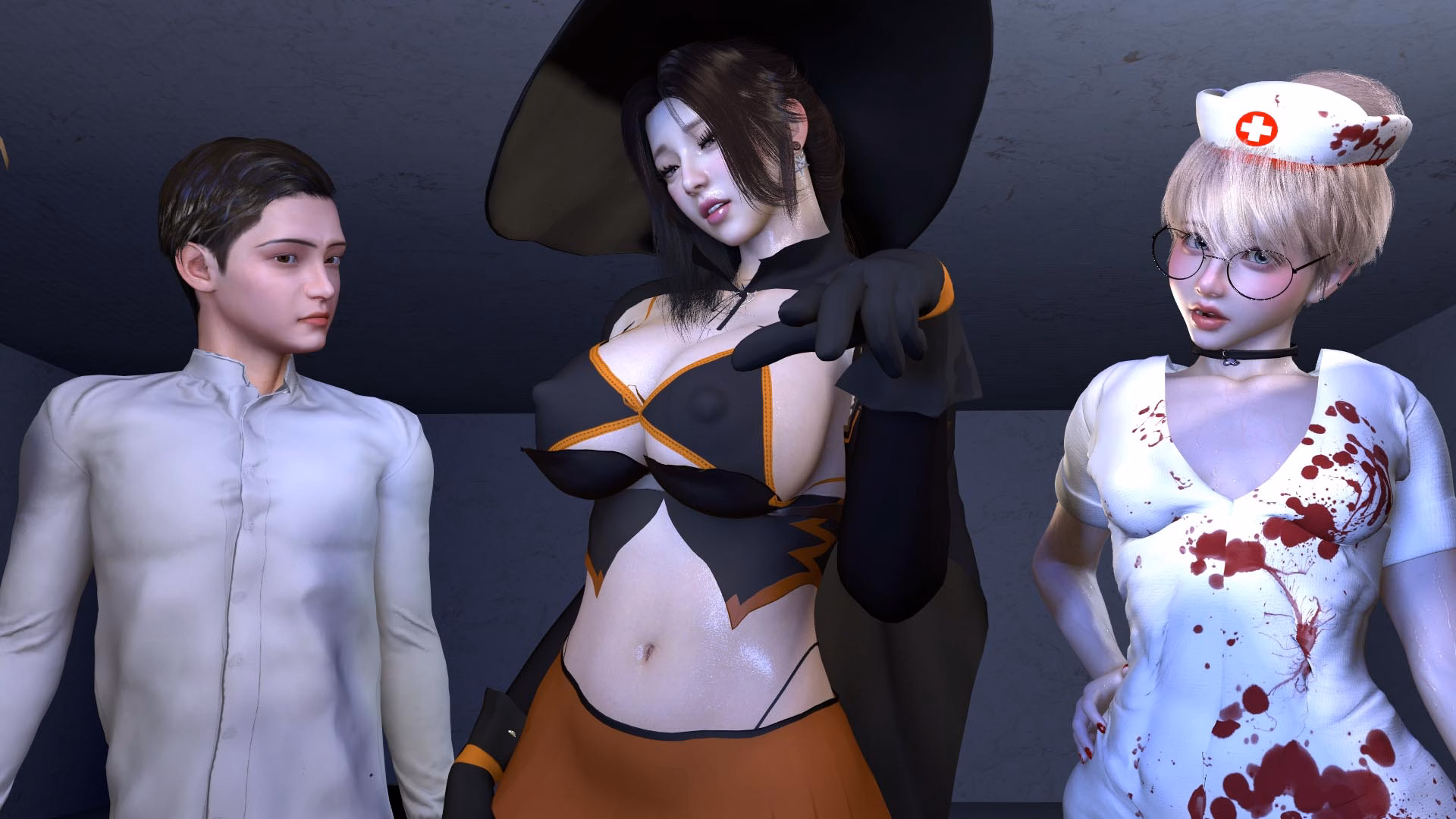 VN Ren'Py The Mystery of NTR [v1.0.5] [Hortn]