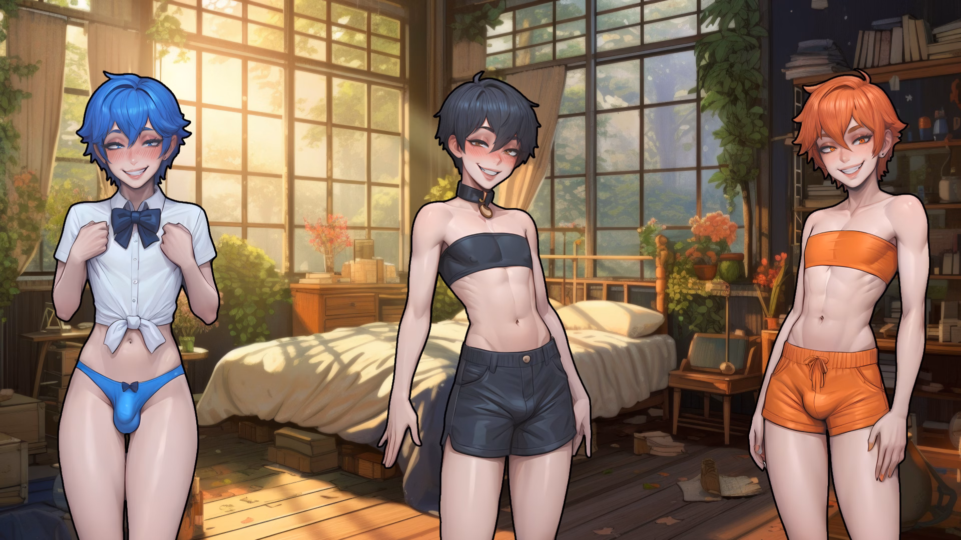 VN Ren'Py Femboys in My Head [v1.4 demo] [yaminox]