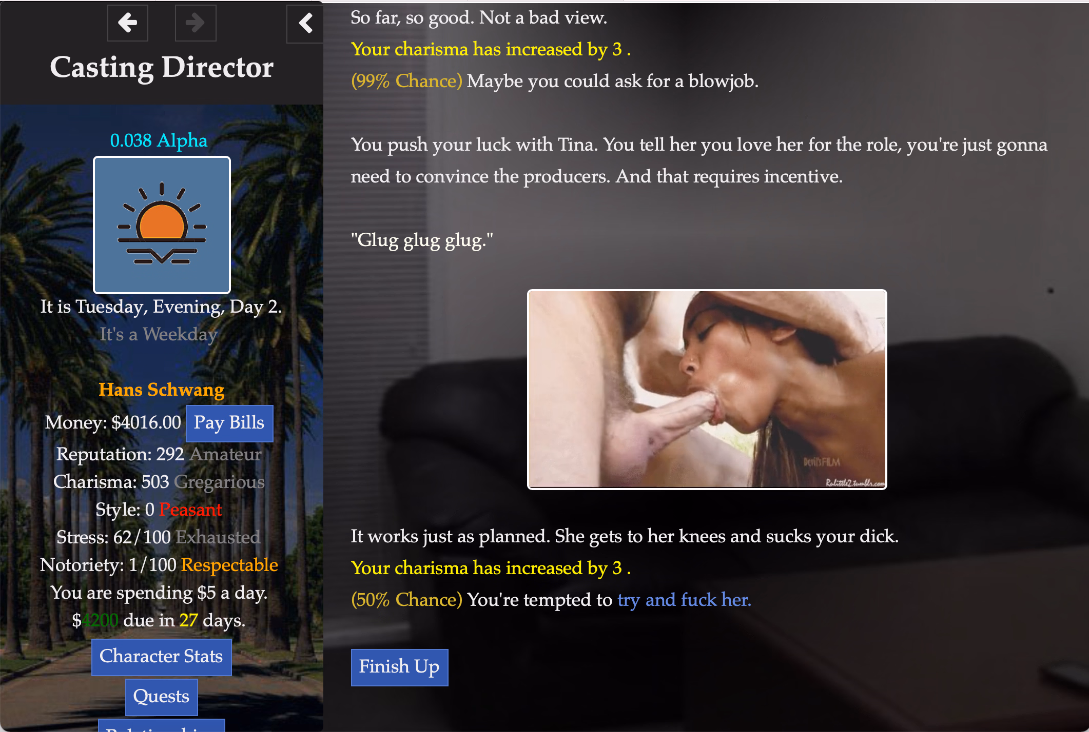 HTML Casting Director Fan Remake [v1.0.1] [scutterhutdev]