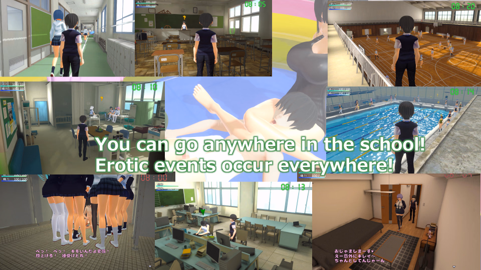 Unity Completed Femdom University Life [Final] [Mongori]