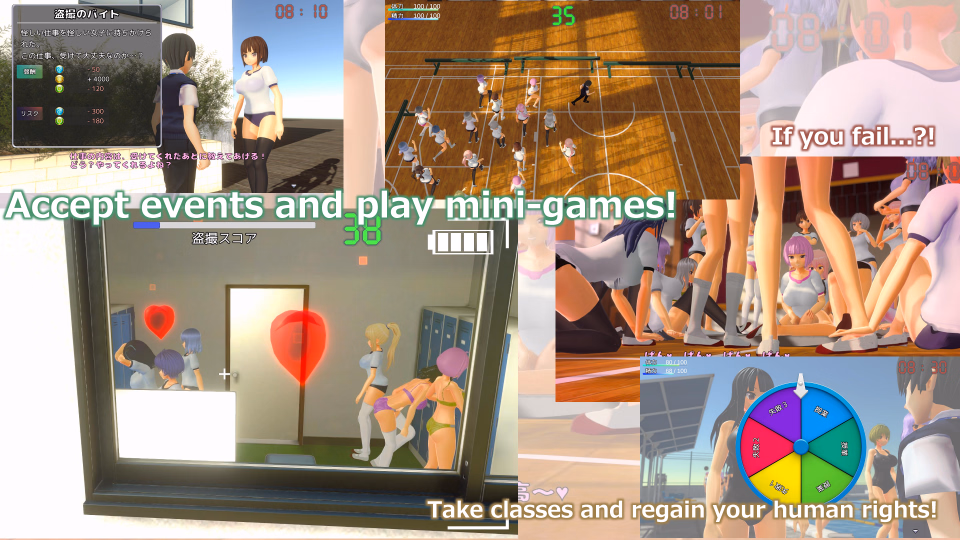 Unity Completed Femdom University Life [Final] [Mongori]