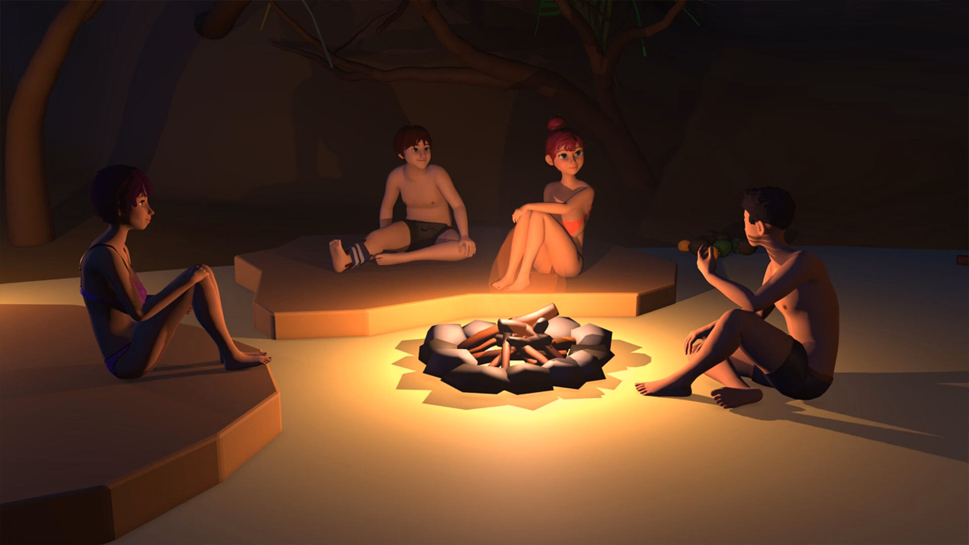 VN Ren'Py Completed Forbidden Island [v1.4] [cat0149]