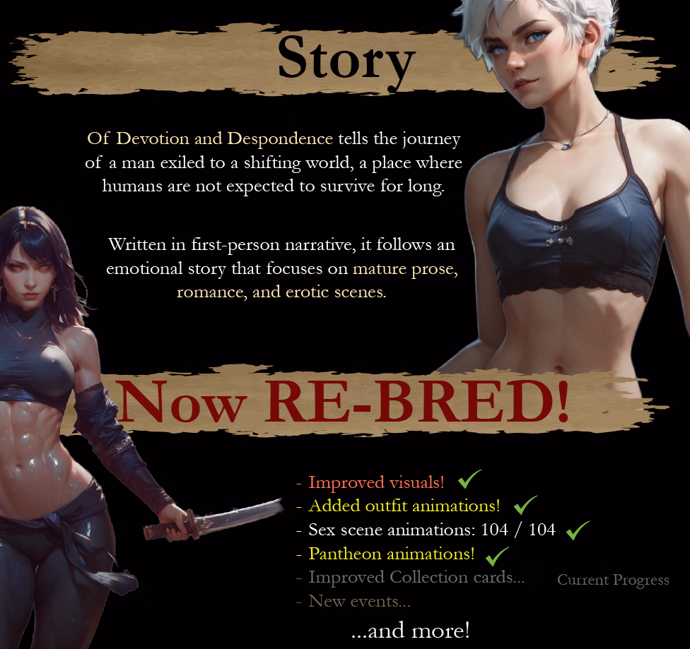 Ren'Py Completed Of Devotion and Despondence: REBRED [v1.0.14] [Earliestbird]