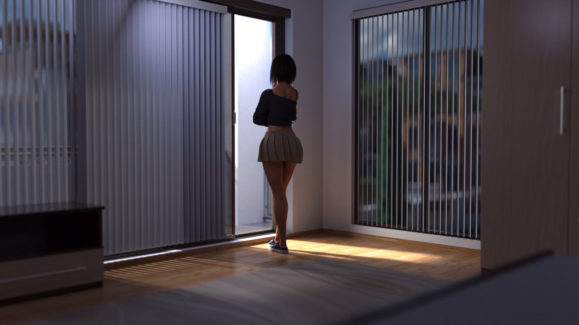 VN Ren'Py Troubles in the New City [v0.1] [DestructiveRaccoon]