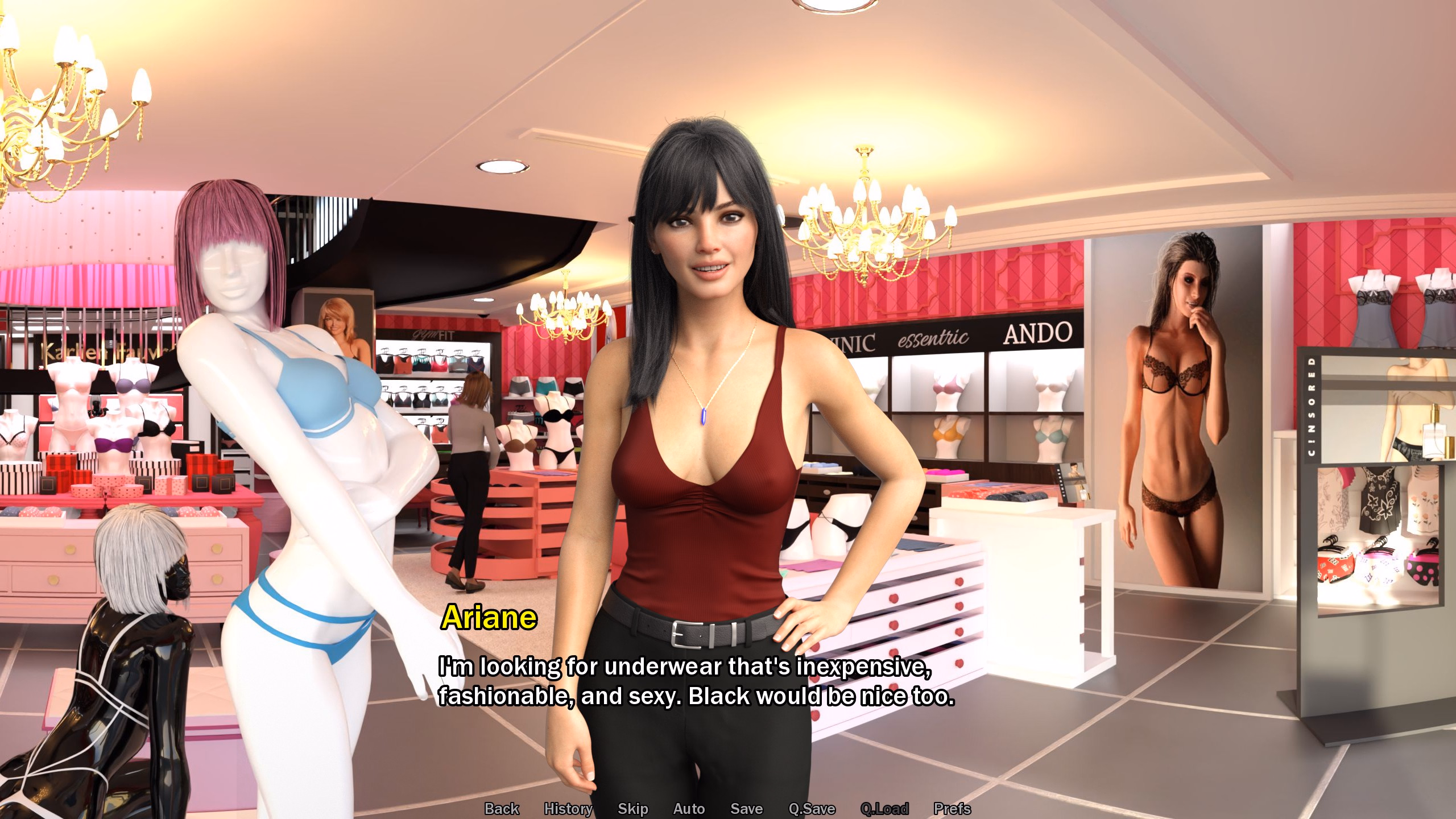 VN Ren'Py Completed Date Ariane Remastered [v2.0 Remastered] [ArianeB]