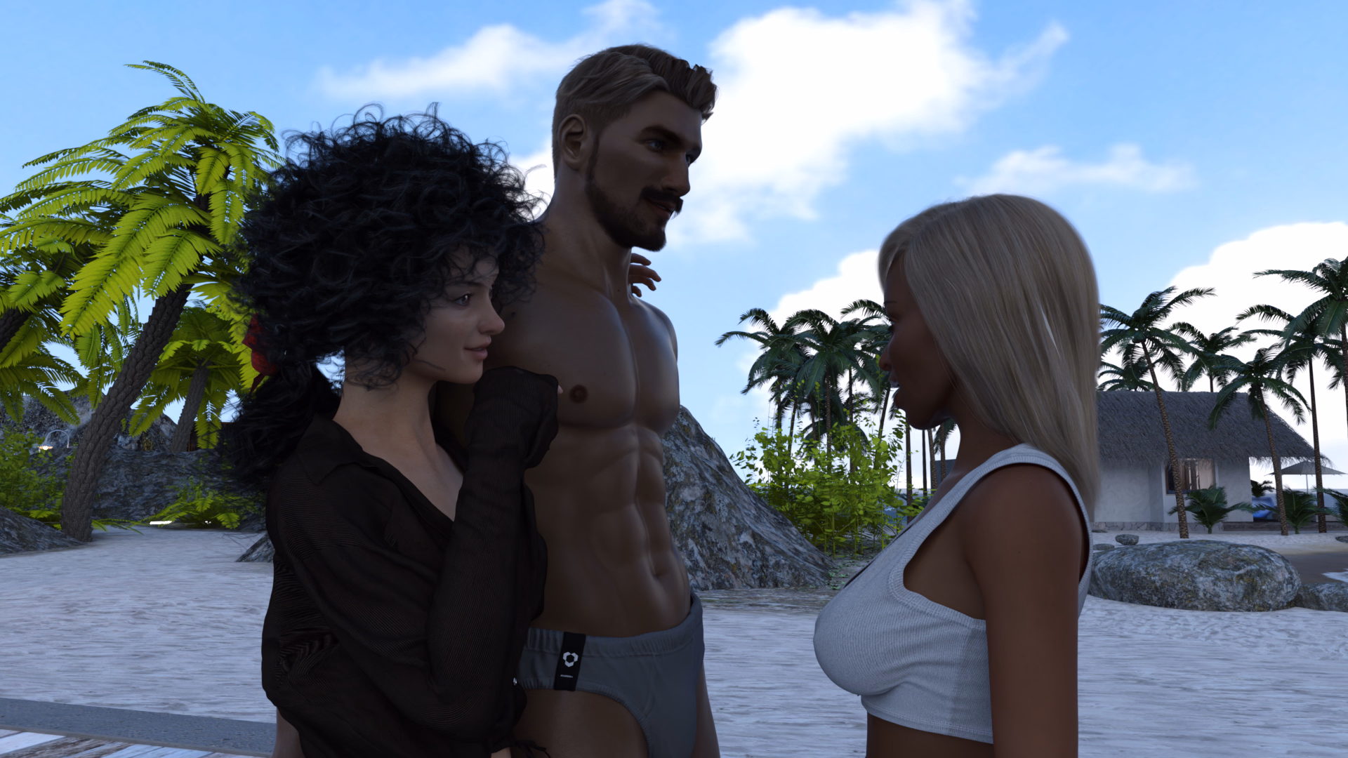 VN Ren'Py Red Flags: Infidelity Island [v0.4] [Lostworks]
