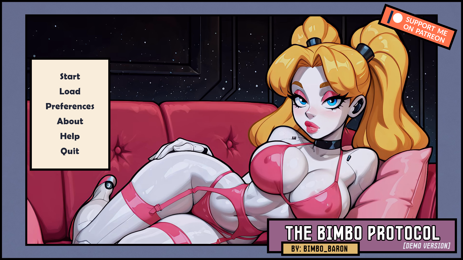 VN Ren'Py The Bimbo Protocol [v1.0.2 Demo] [Bimbo_Baron]