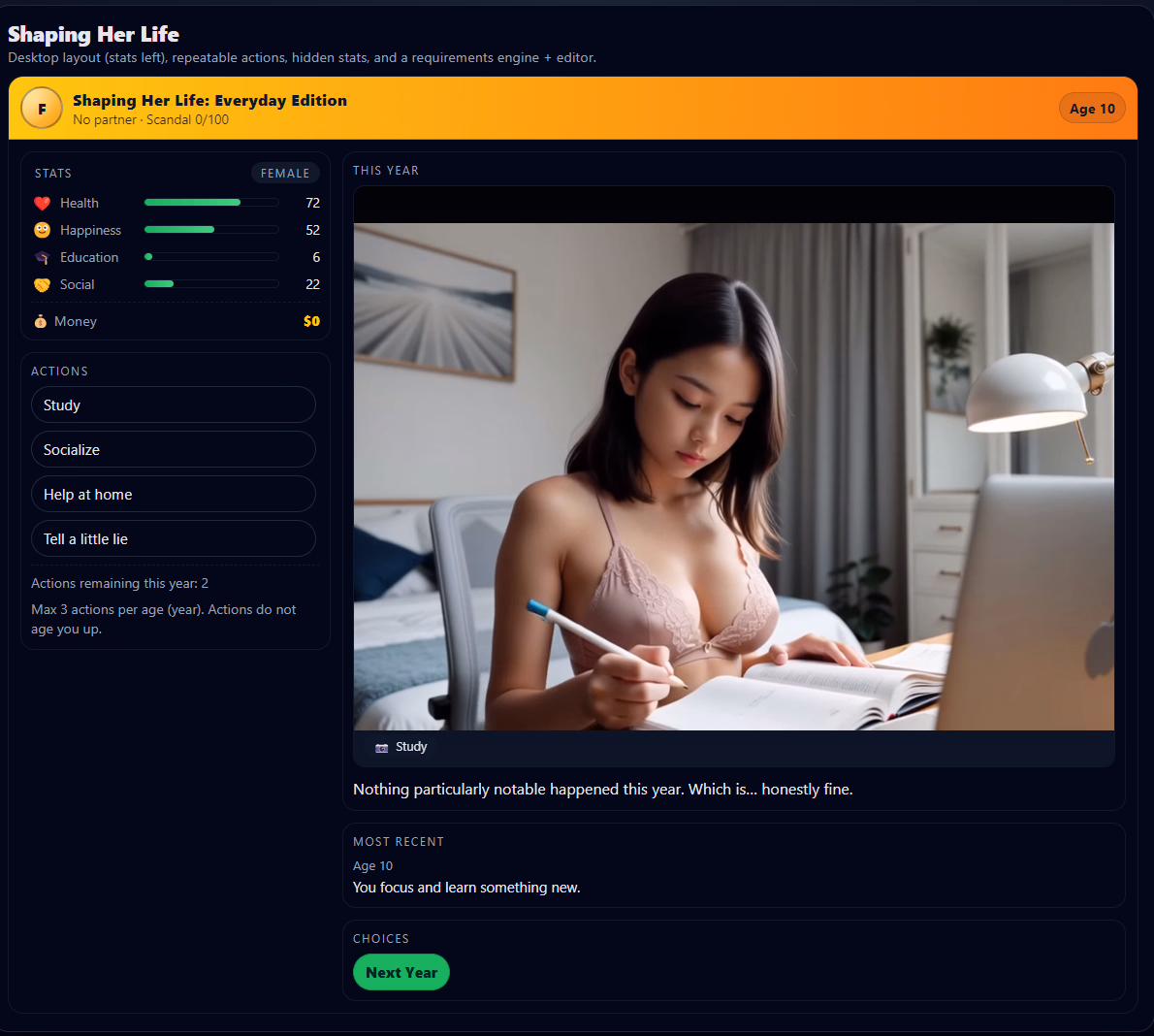 Others Shaping Her Life [v0.1.1][Linc]