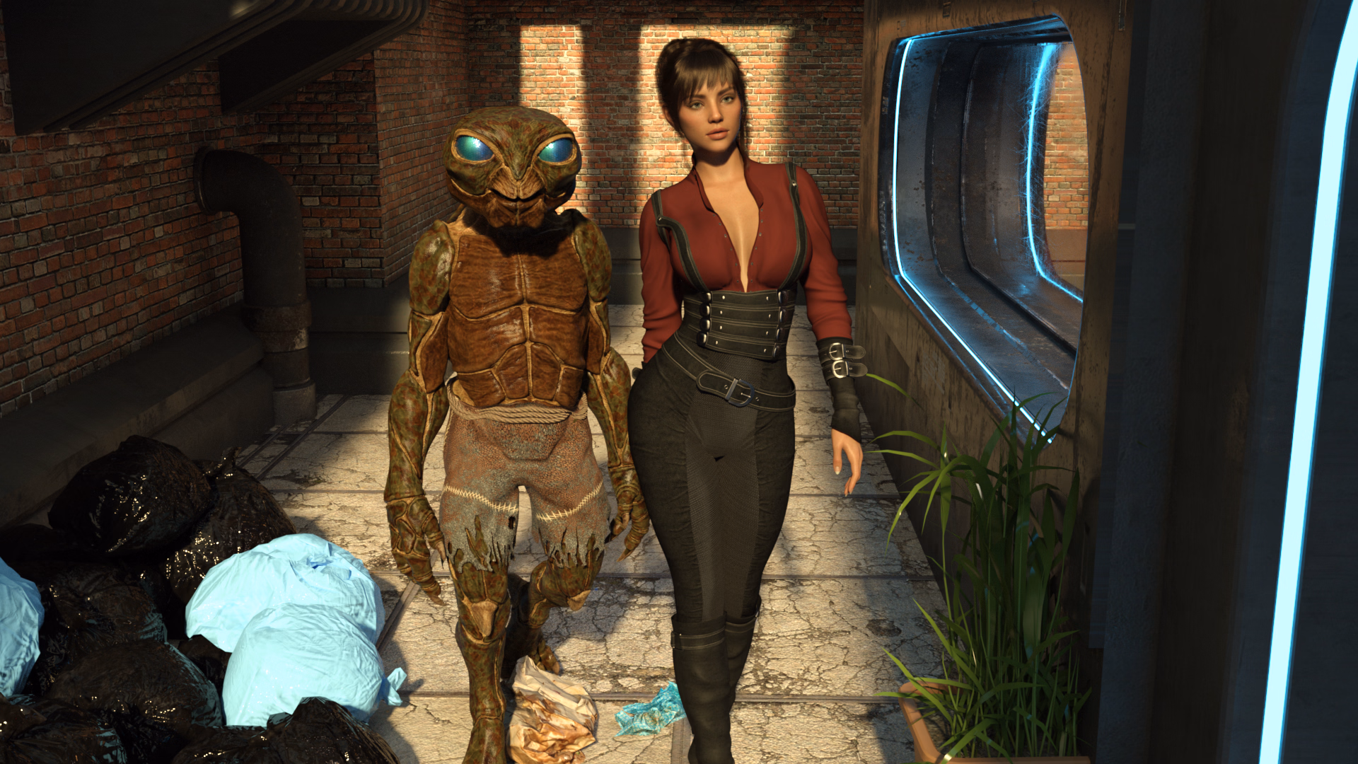 VN Ren'Py Abandoned Eagle 5 [Ep.2] [SpaceBall1]