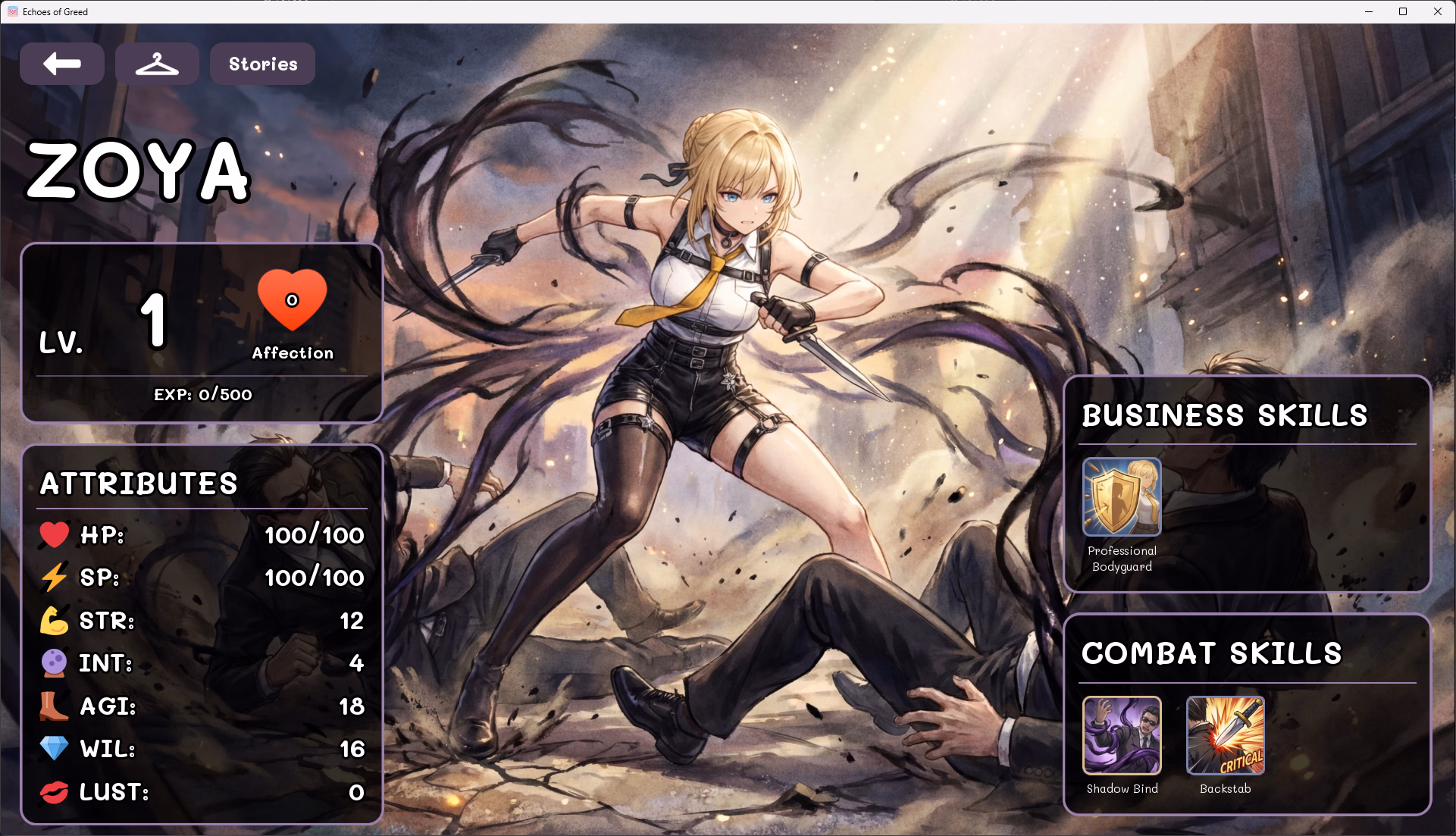 Ren'Py Echoes of Greed [v0.3] [Icefox]