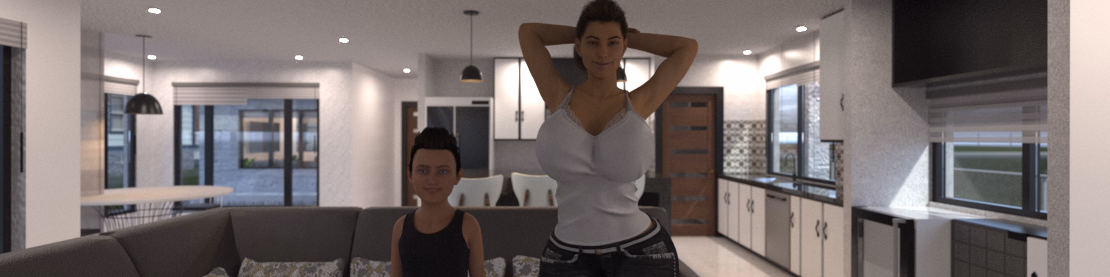 VN Ren'Py Milf Fantasy [Ch.1 Sec.1 v0.2.2] [Namasdick]
