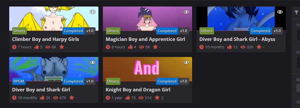 Others Completed Climber Boy and Harpy Girls [v1.0] [HeatedEdge]