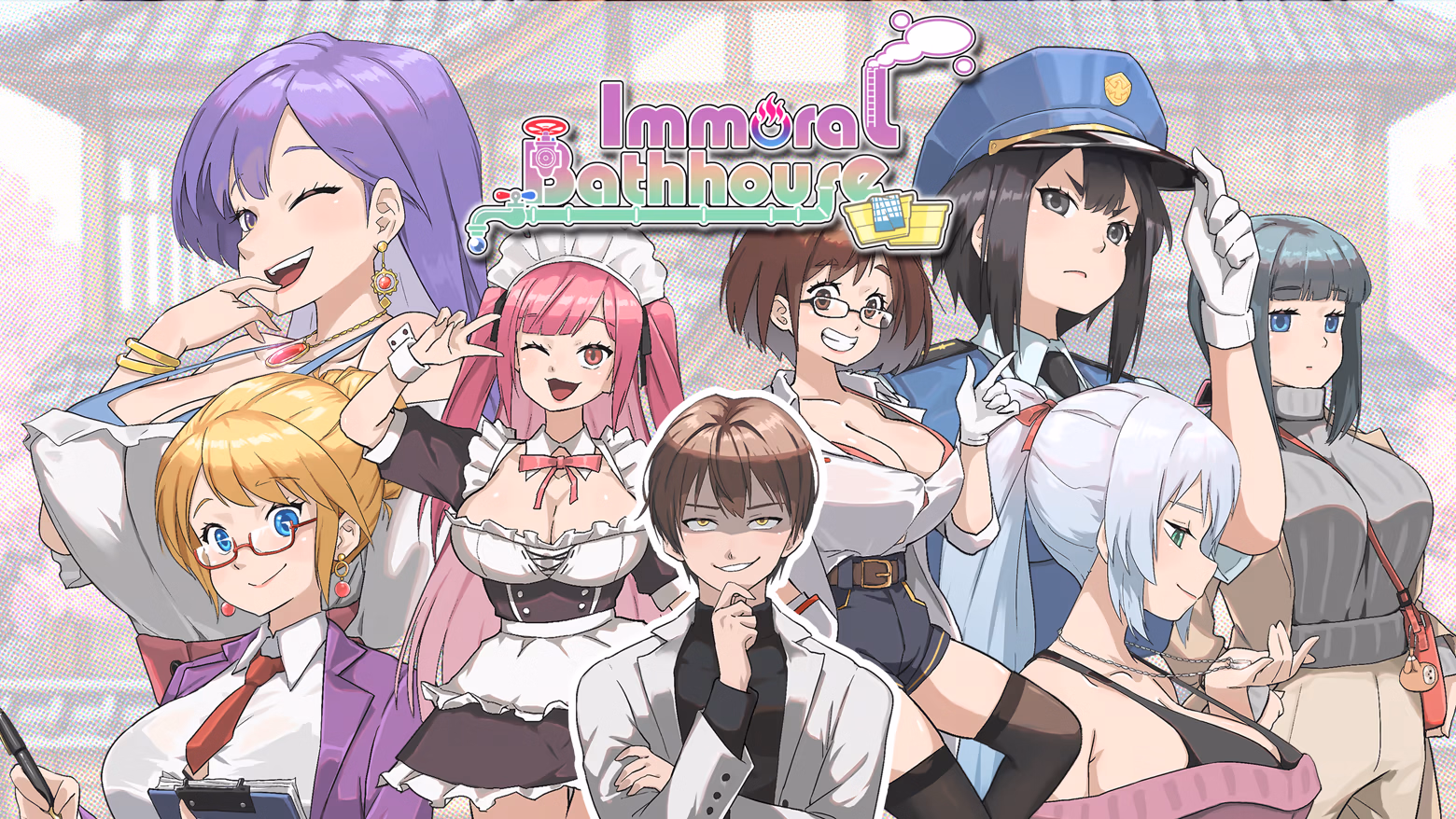 Unity Completed Immoral-Bathhouse [v0.0.41] [Butter Cat Studio] download