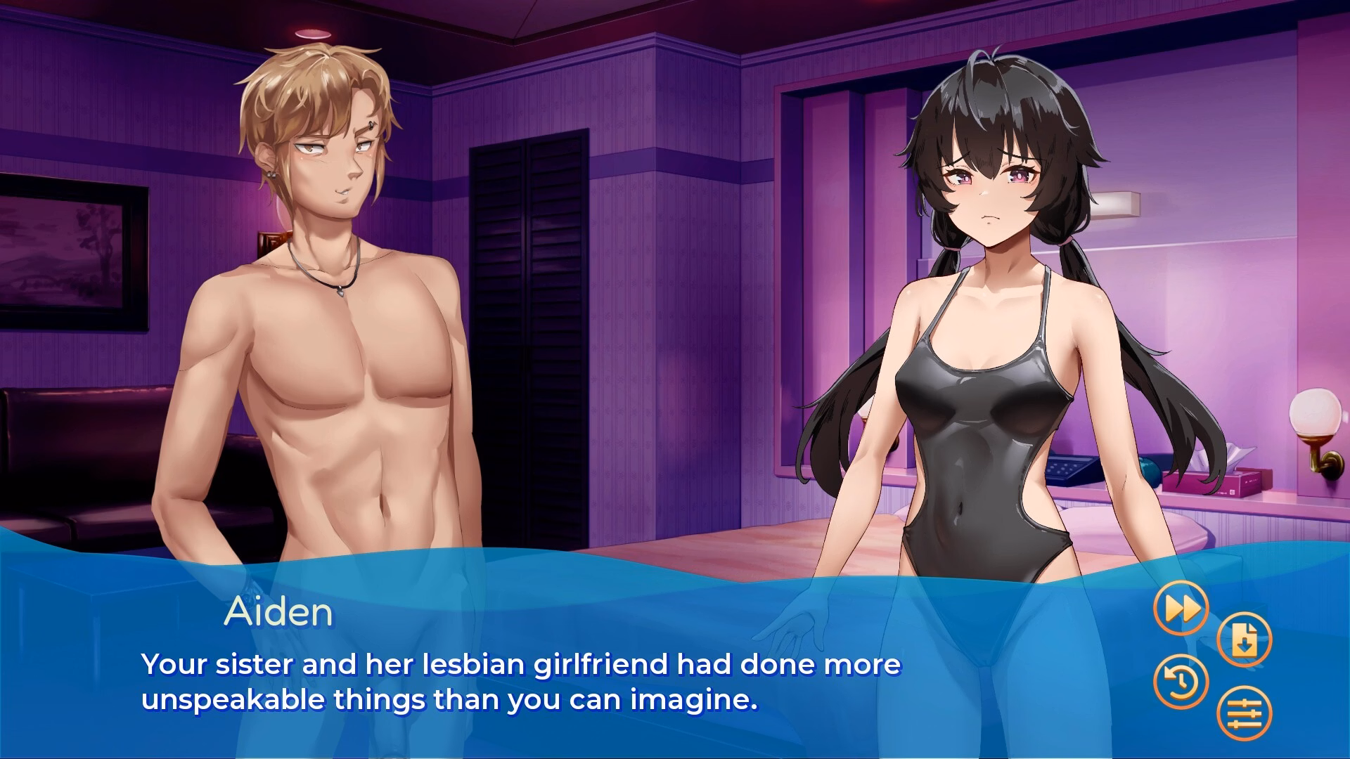 VN Ren'Py Swimmer Admiration 2 [demo] [PUSH! Soft]