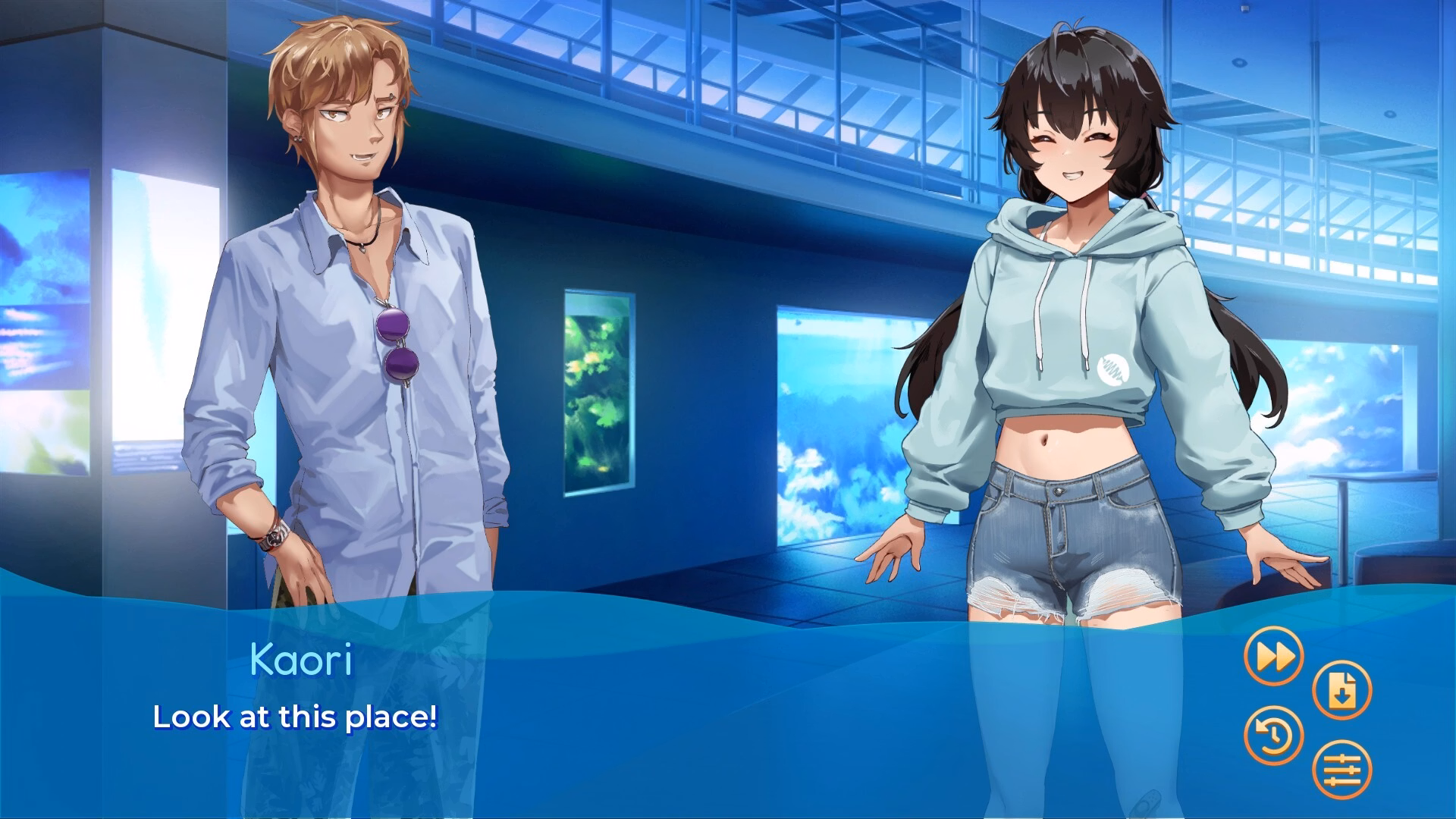 VN Ren'Py Swimmer Admiration 2 [demo] [PUSH! Soft]
