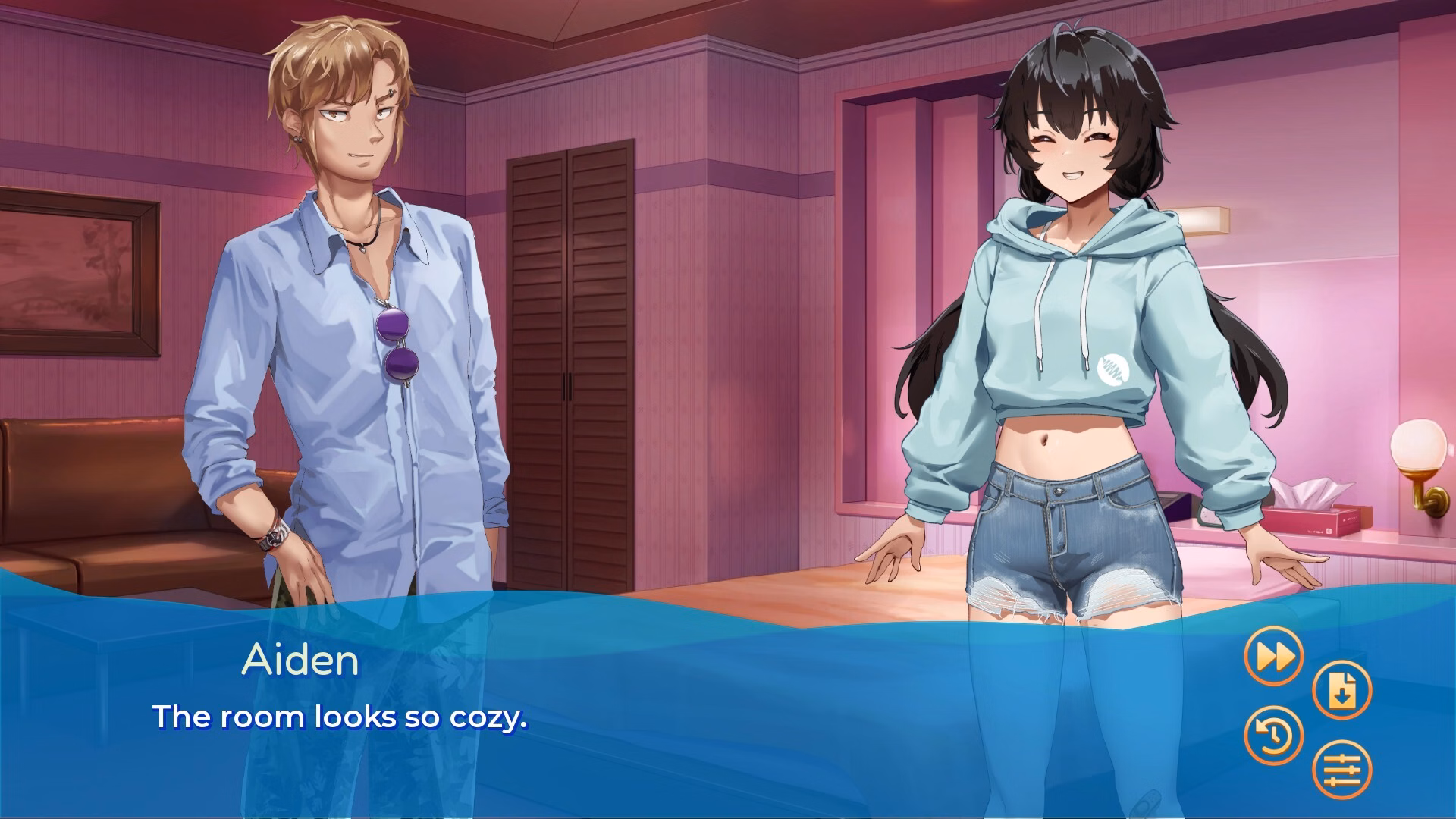 VN Ren'Py Swimmer Admiration 2 [demo] [PUSH! Soft]
