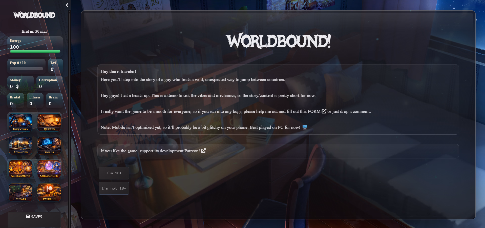 HTML Worldbound [Alpha v0.1] [Worldbound]