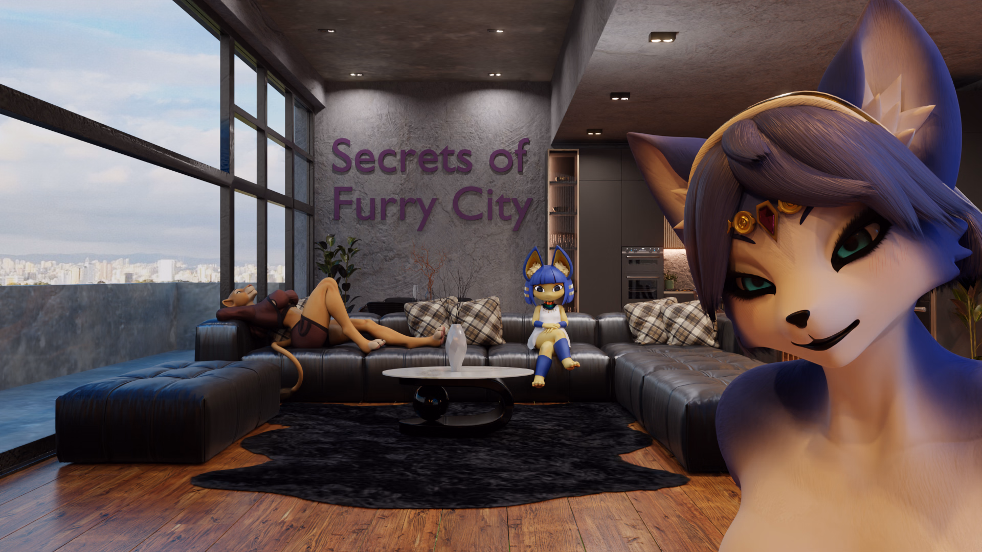 VN Ren'Py Secrets of Furry City [v0.1] [Skeptail] download