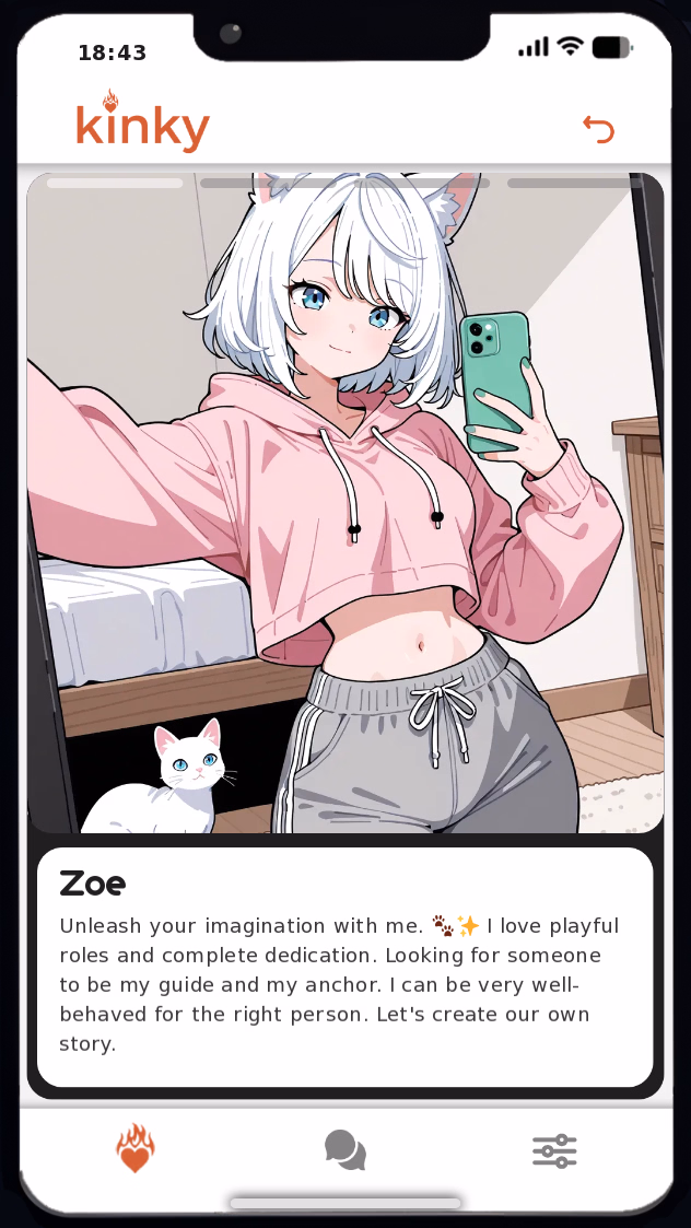 Ren'Py Kinky Phone - Swipe to Seduce [v1.0] [Sugar & Sin Games]