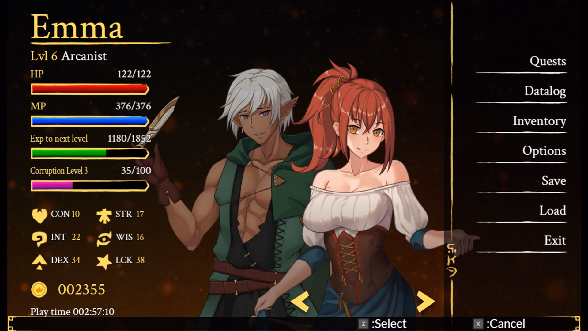 RPGM Accursed: Emma's Path [v0.0.2.26s-1a] [MegaloDEV]