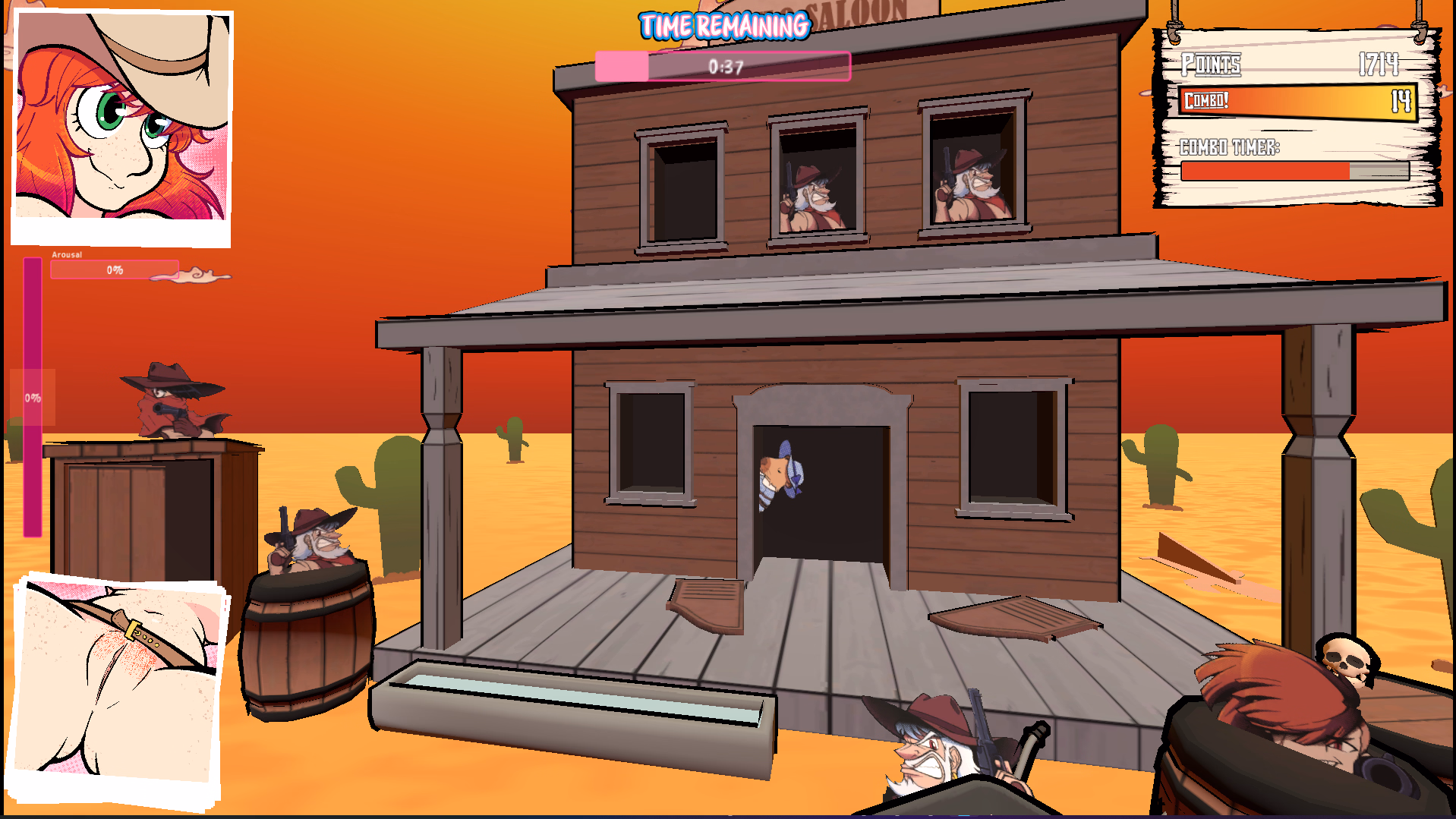 Others Completed Naked Gun Minigame [v2.0] [My Naked Life]