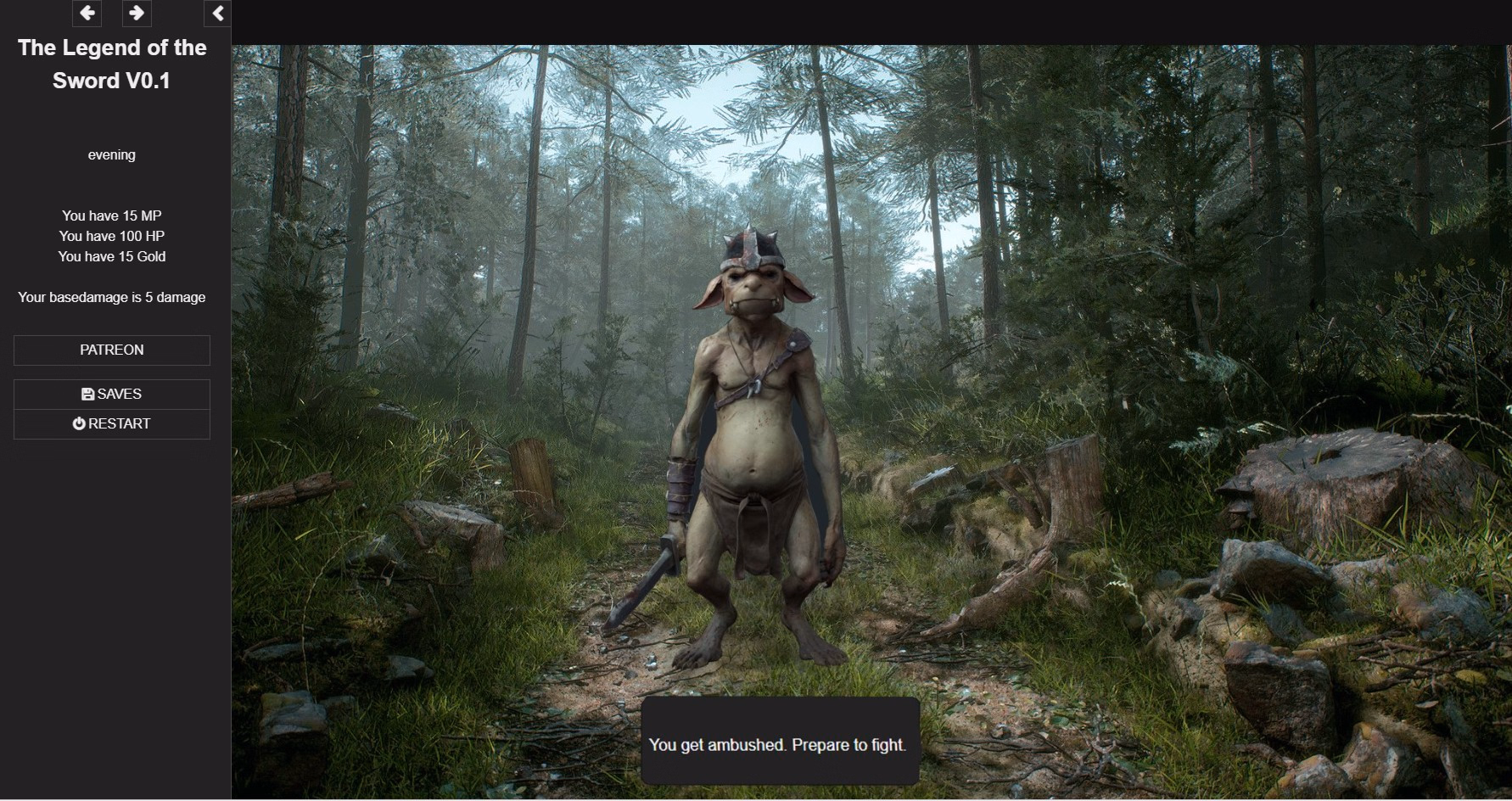 HTML The Legend of the Sword [v0.1] [Alexgamesandso]