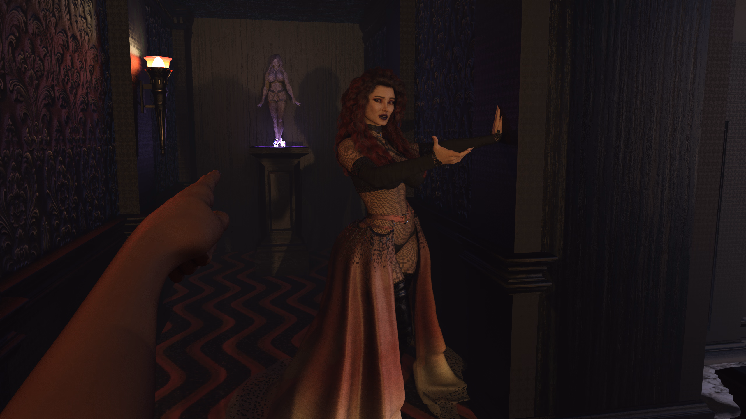 VN Ren'Py Sorceress In the Sinful Silkwood Yielding [Chp1 v1.0] [Preacher of Y]