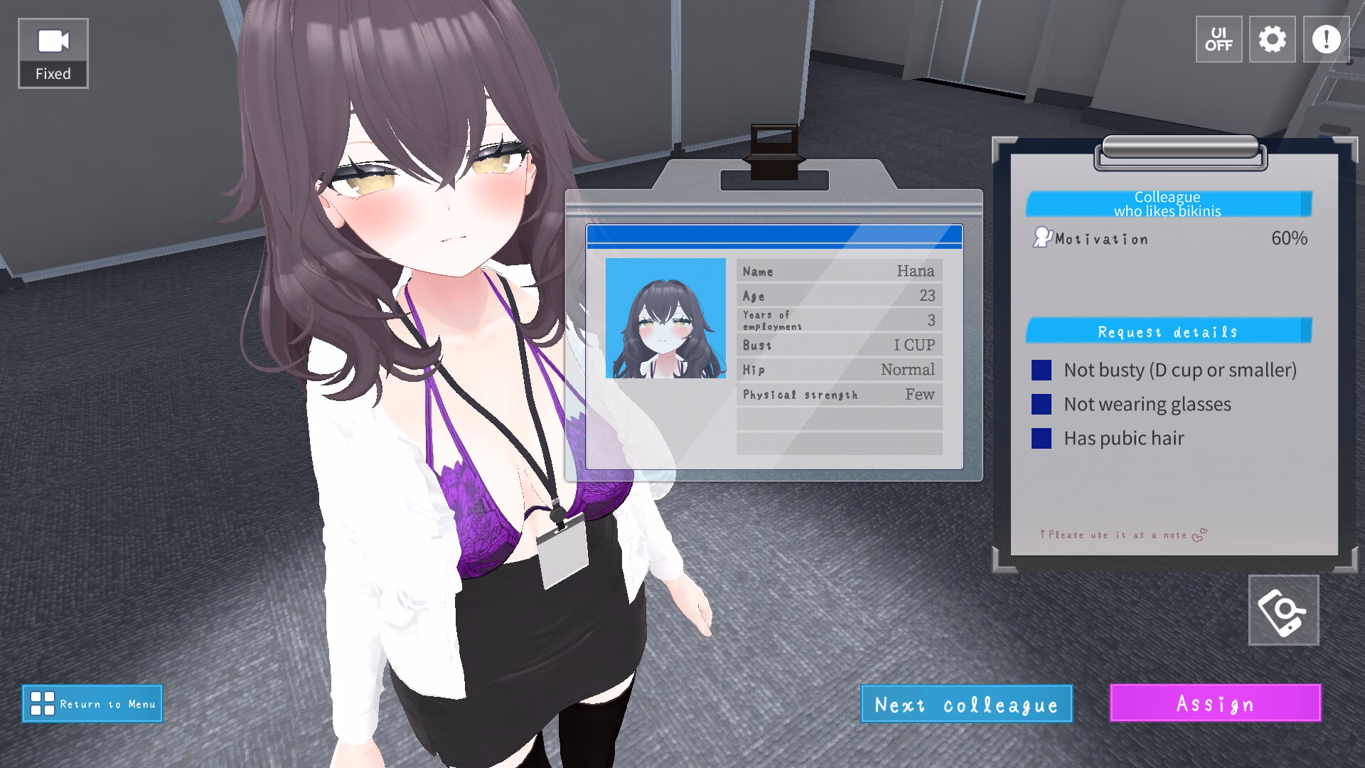 Unity Completed Let's Start Managing the Sexual Relief Department! [Steam] [MukudoriGames]