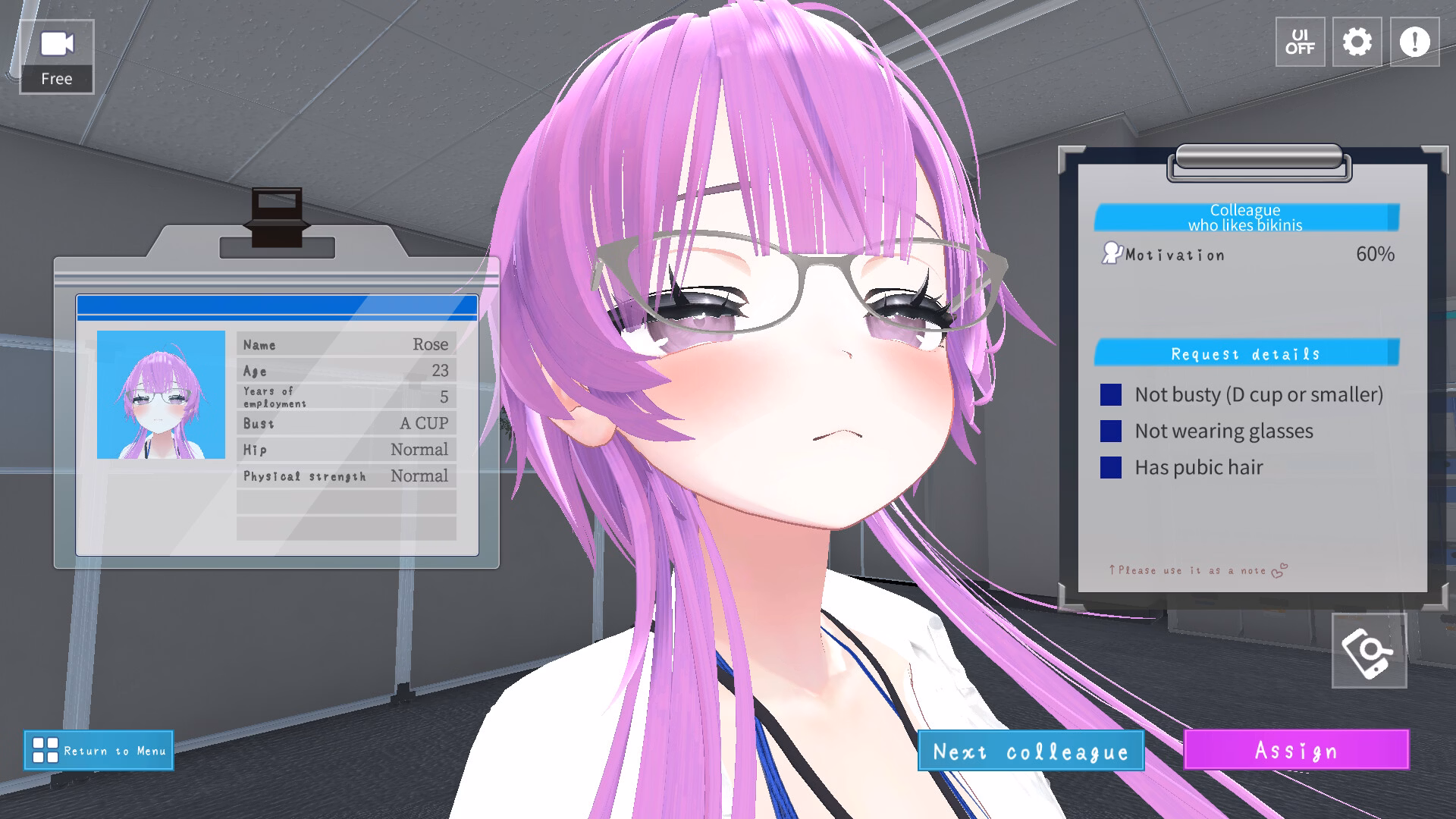 Unity Completed Let's Start Managing the Sexual Relief Department! [Steam] [MukudoriGames]